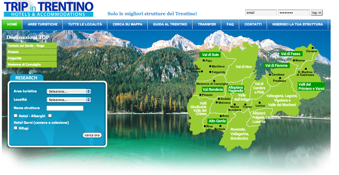 Nasce Tripintrentino.com, il portale delle vacanze in Trentino